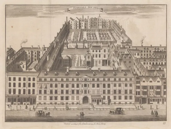 John Stow, London - Furnival's Inn, 1754