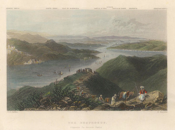 William Bartlett, Turkey - Bosphorus, 1838