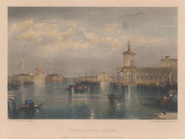 Art Journal, Italy - Venice, Dogana del Mare, 1850 c.