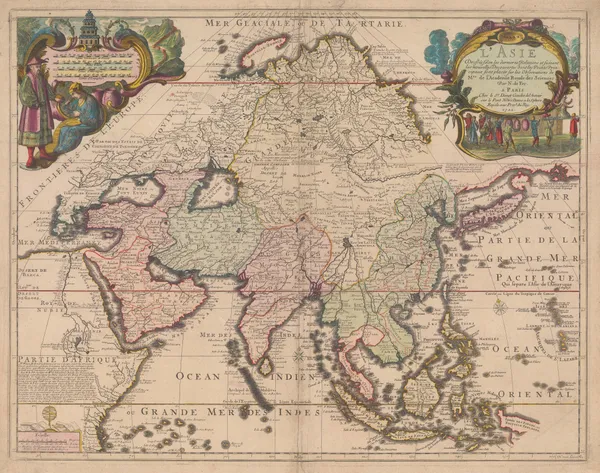 Nicolas de Fer, Asia, 1722