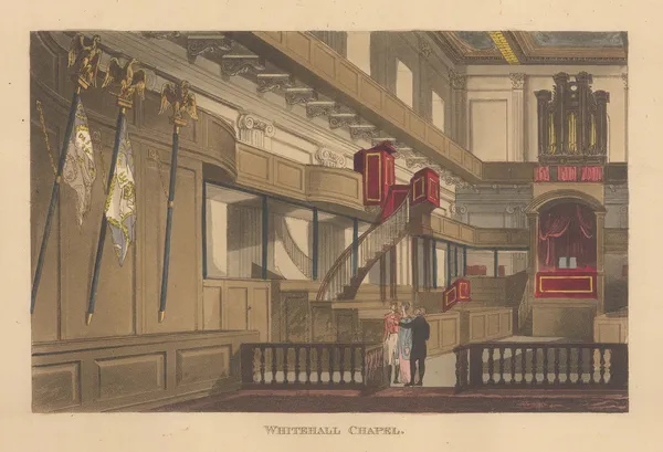 John Papworth, London - Whitehall Chapel (Chapel Royal), 1816