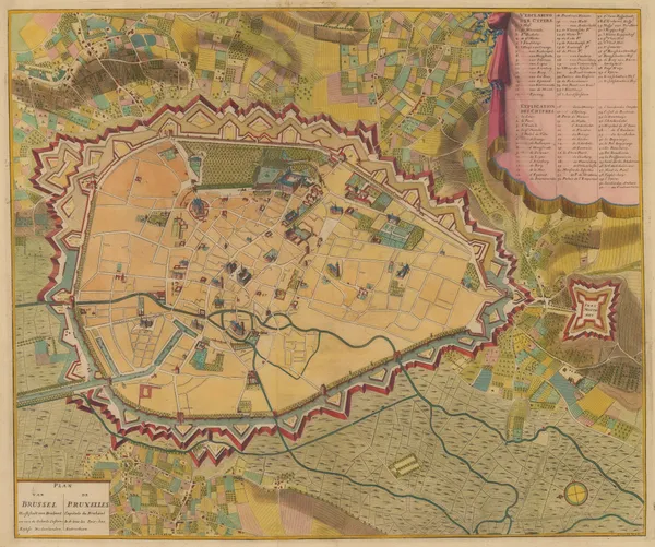 Pieter van der Aa, Brussels (Bruxelles), 1730 c.