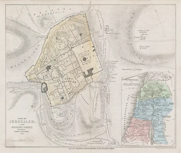 Samuel Bagster, Jerusalem, 1837