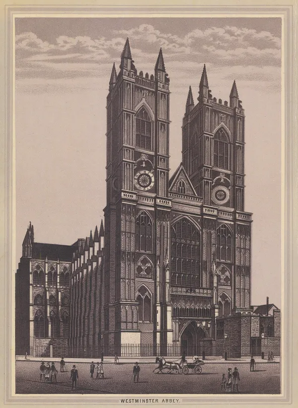 Charles Reynolds & Co., London - Westminster Abbey, 1895 c.