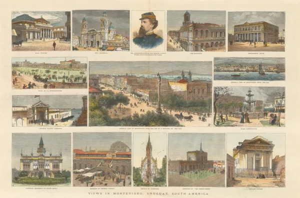 The Graphic Magazine, Uruguay - Montevideo, 1884
