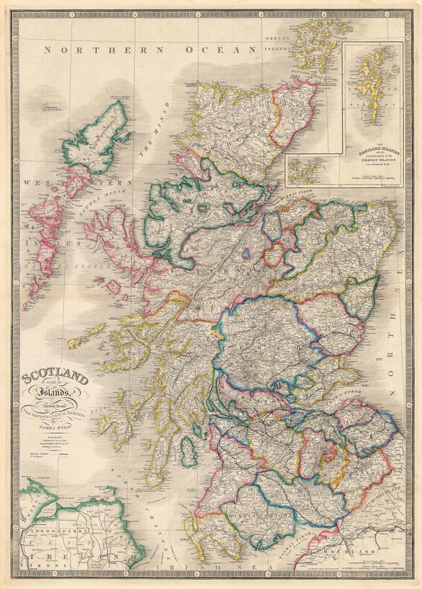 James Wyld, Scotland with its Islands, 1850 c.
