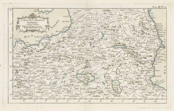 Jacques-Nicolas Bellin, Armenia, Azerbaijan & Georgia, 1764