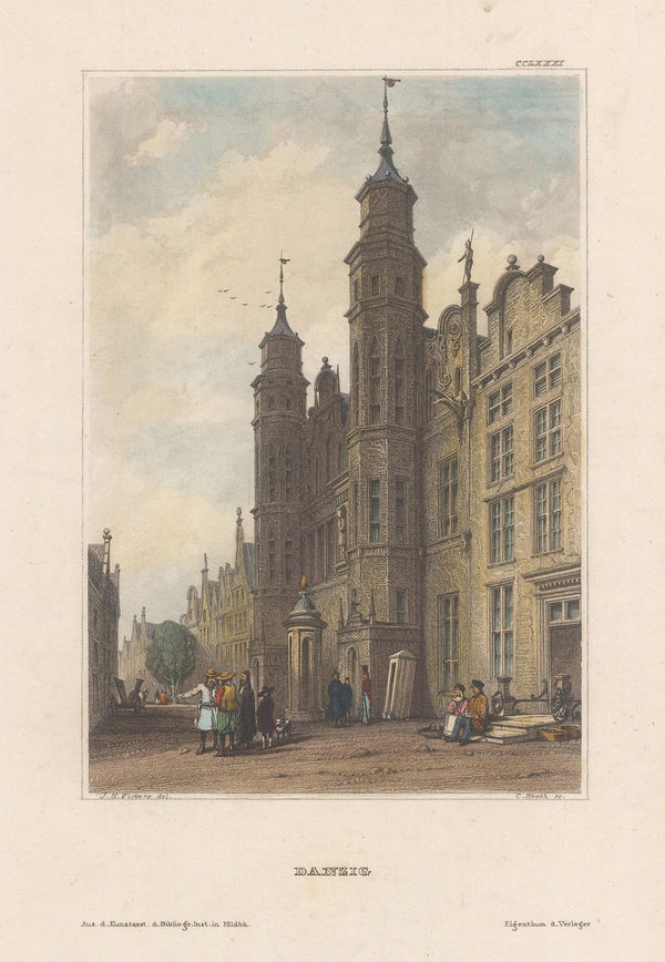 Hermann Meyer, Poland - Danzig (Gdansk), Great Armoury, 1856