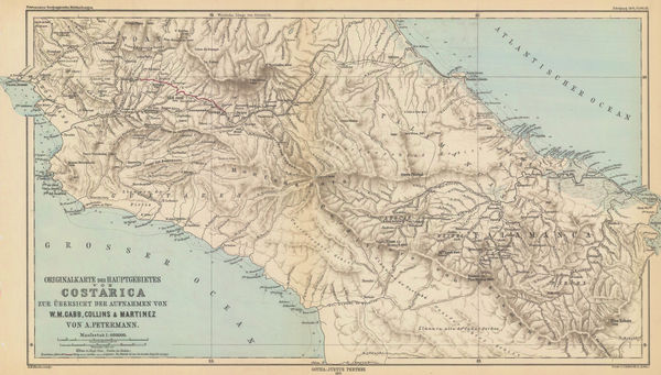 Justus Perthes, Costa Rica, 1877