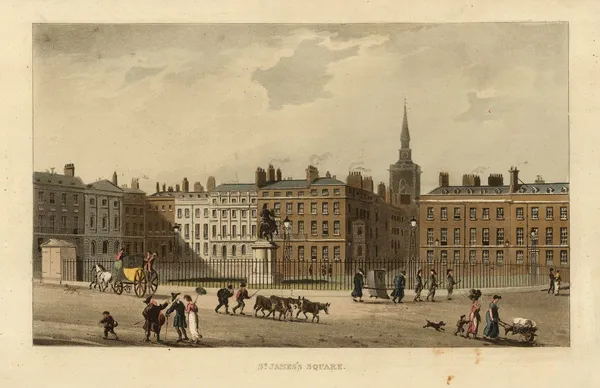 John Papworth, London - St James's Square, 1816