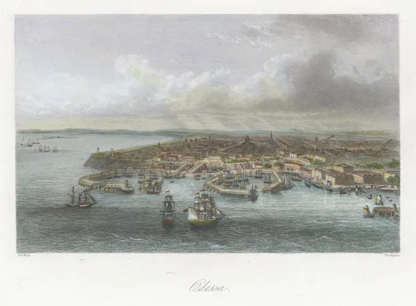 George Virtue, Ukraine - Odessa, 1855 c.
