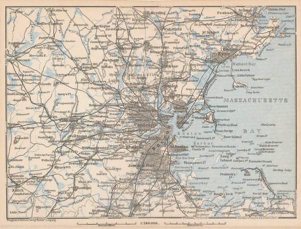 Karl Baedeker, Massachusetts Bay, 1909