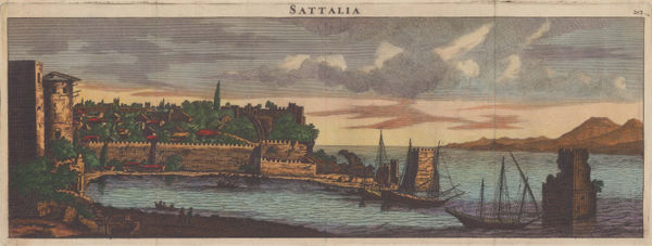 Cornelius Le Bruyn, Turkey - Antalya (Sattalia), 1702