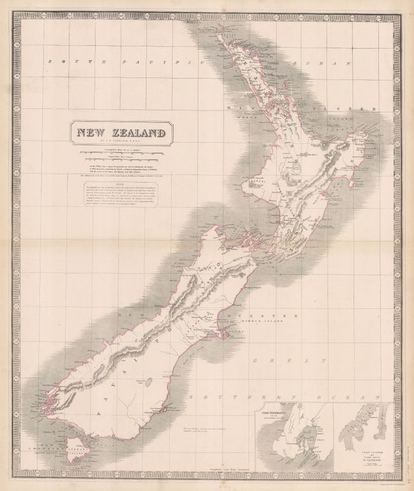 W. & A.K. Johnston, New Zealand, 1850 c.