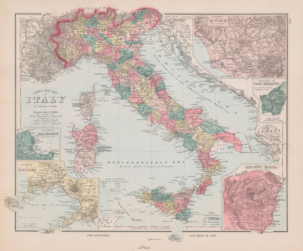 O.W. Gray & Son, Italy, 1881