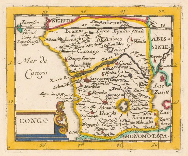 Pierre Duval, Congo & Angola, 1694