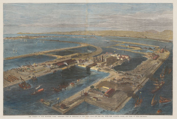 Illustrated London News (ILN), Suez Maritime Canal, 1869