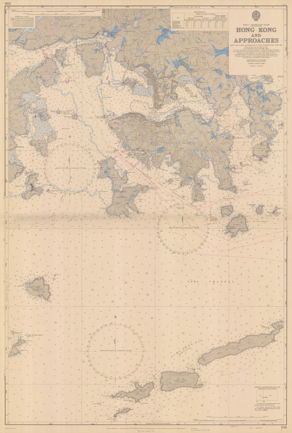 British Admiralty, Hong Kong and Approaches, 1966