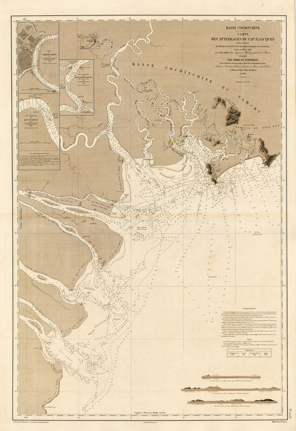 L. Manen, Mekong Delta and Ho Chi Minh City (Saigon), 1865