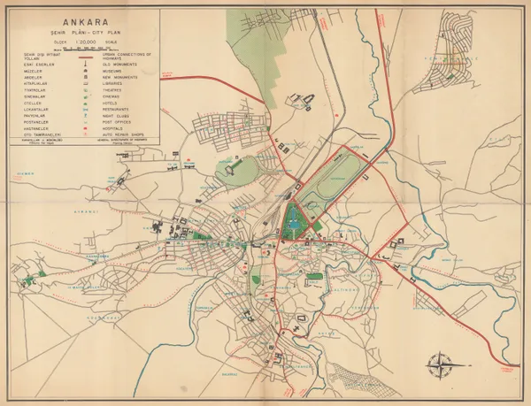 General Directorate of Highways, Ankara, 1960 c