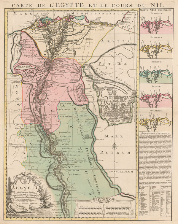Covens (Jean) & Mortier (Cornelius), Egypt and the Nile, 1757 c.