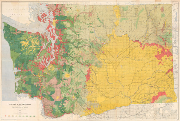 George Howard Plummer, Timber Map of Washington State, 1902
