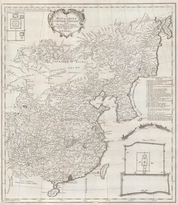 Jean-Baptiste Du Halde, China, Tartary and Korea, 1736