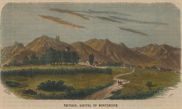 William Collins, Montenegro - Tzetinie (Cetinje), 1870 c.