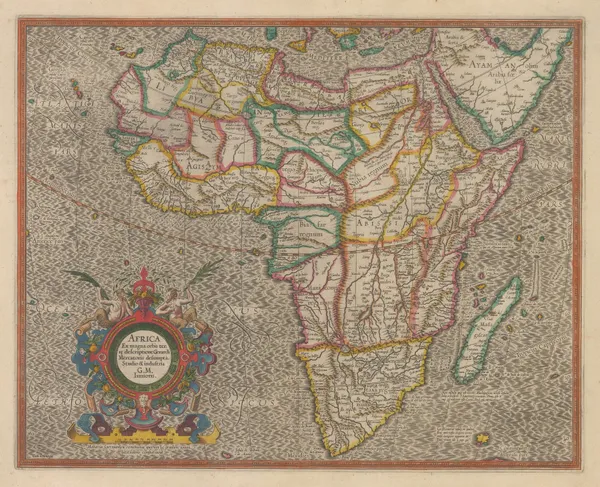 Mercator Hondius, Africa, 1620 c.