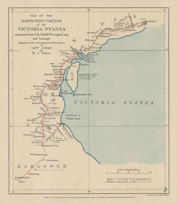 Royal Geographical Society (RGS), Lake Victoria and Uganda, 1876