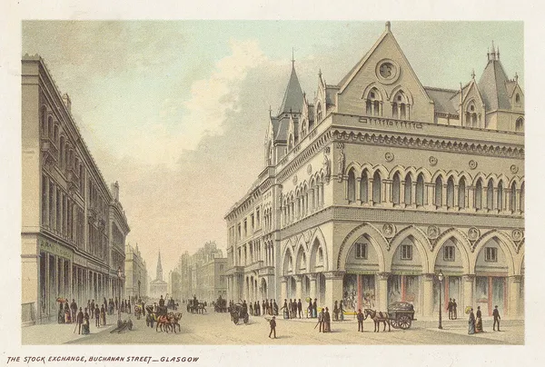 Thomas Nelson, Scotland - Glasgow, Stock Exchange, 1889