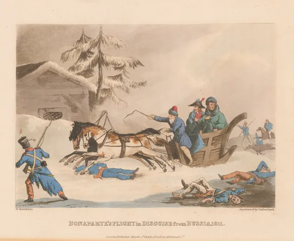 James Jenkins, Napoleon Bonaparte Fleeing, 1825