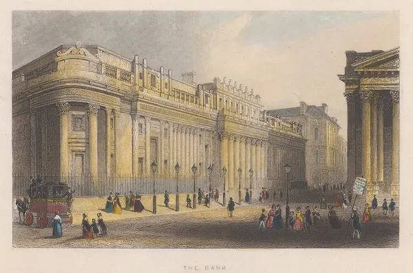 John Tallis, London - Bank of England, 1851