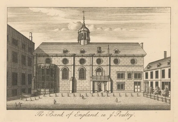 John Stow, London - Bank of England (Grocers' Hall), 1750 c.