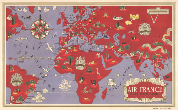 Air France, Air France - 'Reseau Aerien Mondial', 1934