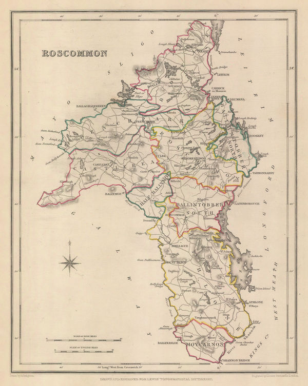 Samuel Lewis, Roscommon, 1850