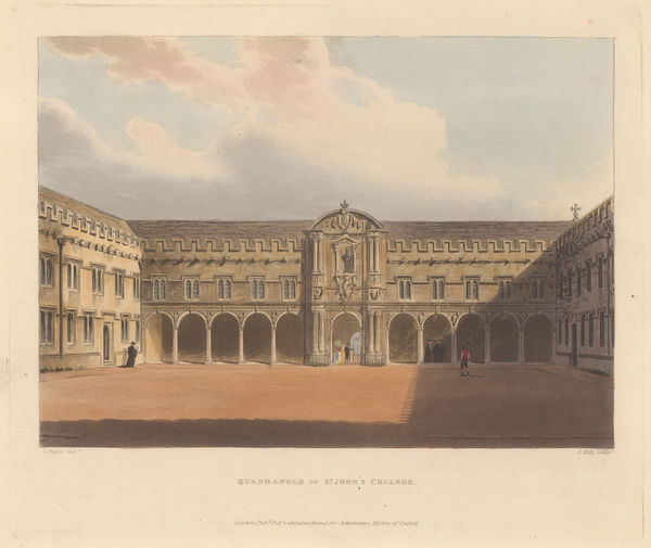 Rudolph Ackermann, Oxford University - St John's College, 1814