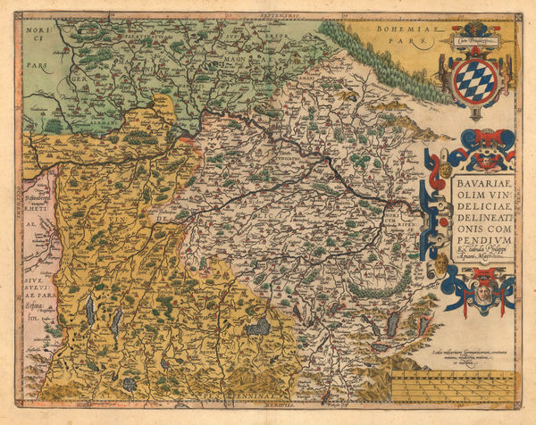 Abraham Ortelius, Bavaria, 1598