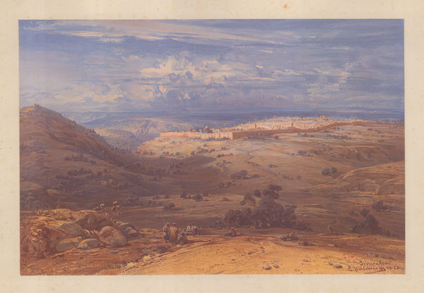 Eduard Hildebrandt, Jerusalem - Jerusalem and its environs, 1874 c.