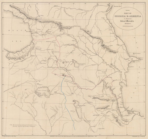 Royal Geographical Society (RGS), Georgia, Armenia, and Azerbaijan, 1833