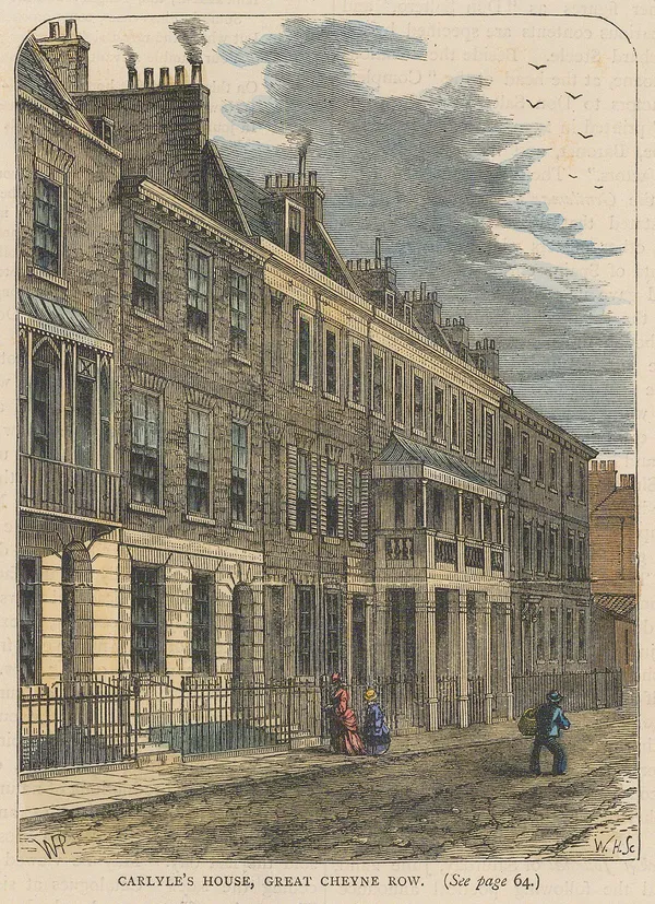 Old & New, London - Chelsea, Cheyne Row, 1880 c.