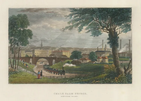 William Fearnside, London - Chalk Farm Bridge and Birmingham Railway, 1838