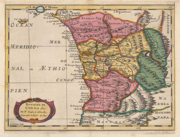 Nicolas & Guillaume Sanson, Kingdom of Congo, 1700