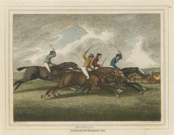 Samuel Howitt, Horse Racing - The Start, 1812