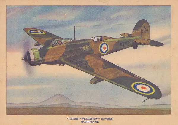 Juvenile Productions, RAF - Bomber, Vickers "Wellesley", 1948 c.