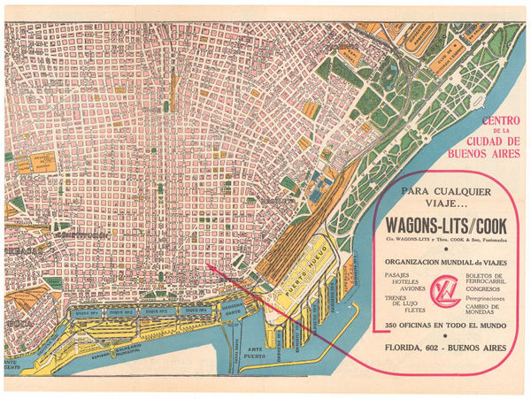 Wagon-Lits and Cook, Buenos Aires, 1965 c.