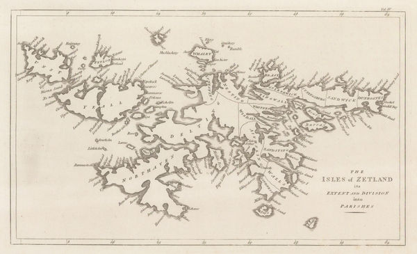 John Cary, The Isles of Zetland, 1805