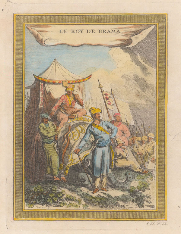 Nicholas Bellin, Thailand - King of Brama (Siam) , 1751