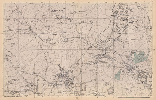 George W. Bacon, Hendon, Mill Hill, Colney & Finchley, 1886
