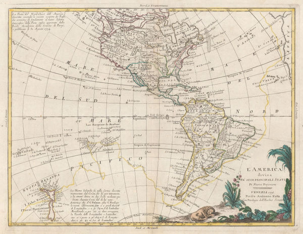 Antonio Zatta, L'America, 1776